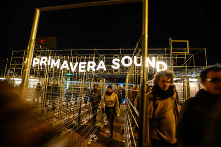 BARCELONA - MAY 25 - Entrance of Primavera Sound 2013 Festival on May 25, 2013 in Barcelona, Spain.のeditorial素材