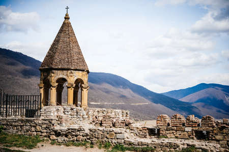 Ananuri is a castle complex on the Aragvi River in Georgia, Caucasusのeditorial素材