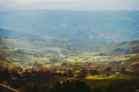 Nature fields, Cyprusの写真素材