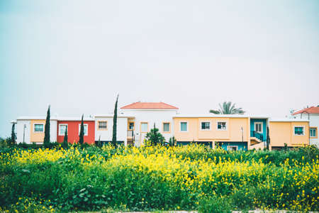 Picturesque view of one of the villages in Cyprus.の写真素材