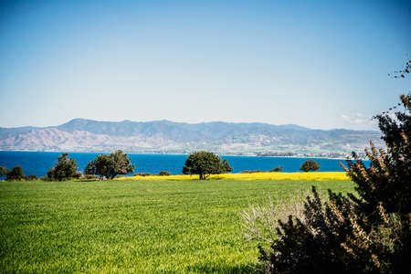 Picturesque view of Akamas peninsula in Cyprus.の写真素材