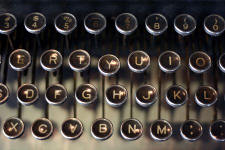 Typewriter keys