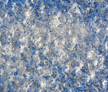 texture background, macro photo of irregular pattern of ice crystalsの写真素材