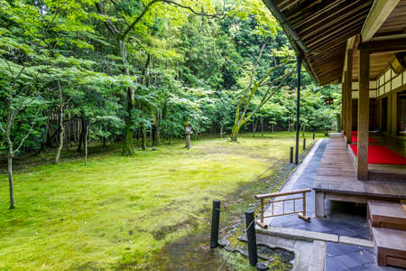 Kyoto, Japan - June 23, 2010  Koto-in temple in Daitoku-ji temple complex on June 23, 2010  Koto-in is famous for its beautiful bamboo grove and gardens のeditorial素材