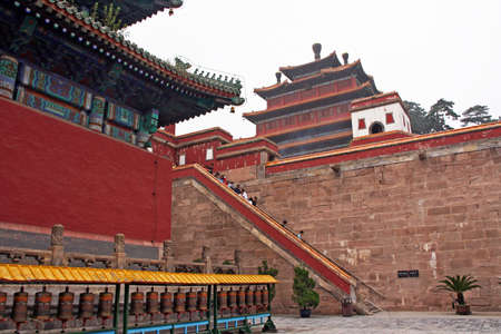 famous Puning temple s in Chengde, china. Chengde is famous for its tibetan-style temples.のeditorial素材