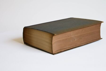 Old Book - isolated on a bright backgroundの写真素材