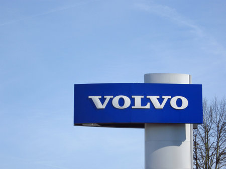 LJUBLJANA, SLOVENIA - MARCH 22 2019: Volvo is a Swedish multinational automaker company headquartered in Gothenburg, Swedenのeditorial素材