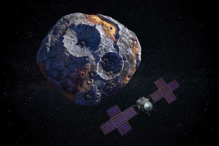 16 Psyche metallic asteroid for space mining.