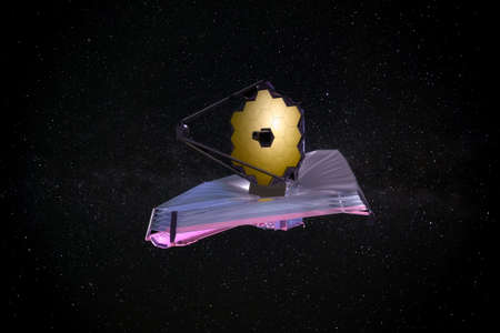 James Webb Space Telescope in Space.