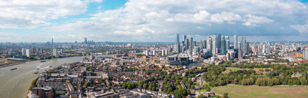 Commercial and residential buildings and skyscrapers aerial view panorama. City and people globalization concept.の写真素材