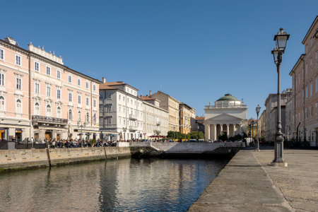 Cityscape of Trieste, Italy - Grand Canal