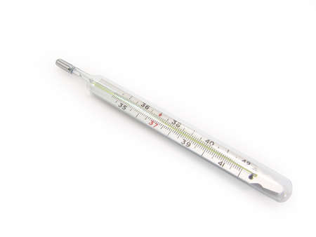 medical thermometer on a white background