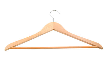 coat hook on a white background with isolated pathの写真素材
