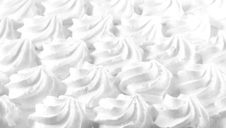 marshmallow cakes on a white backgroundの写真素材