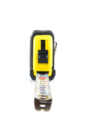 tape-measure on a white background