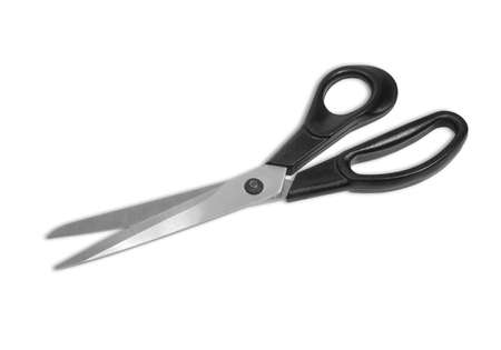 Scissors on a white background  の写真素材