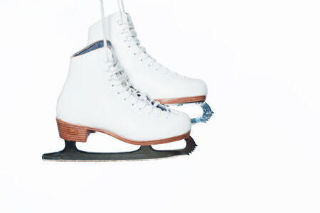 ice skating shoesの写真素材