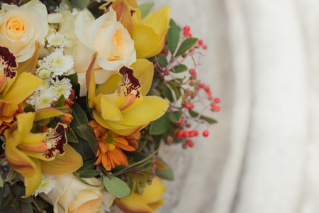 Wedding bride bouquetの写真素材