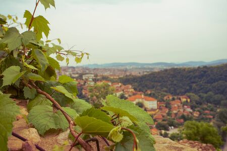 Veliko tarnovo town in Bulgariaの写真素材