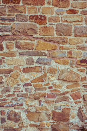 Old stone wallの写真素材