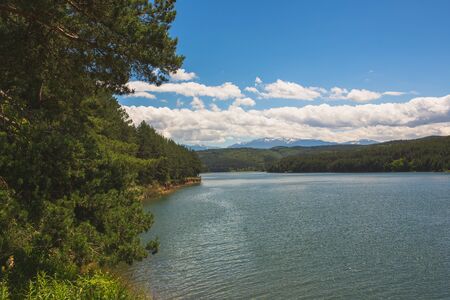Iskar lake landscape in Pirin mountains of Bulgariaの写真素材