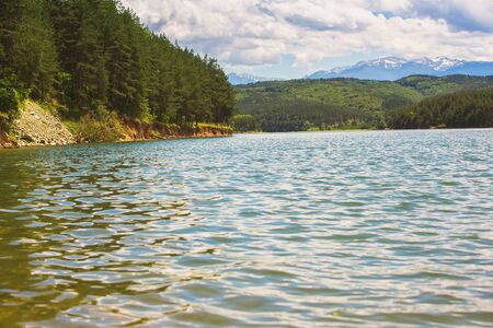 Iskar lake landscape in Pirin mountains of Bulgariaの写真素材