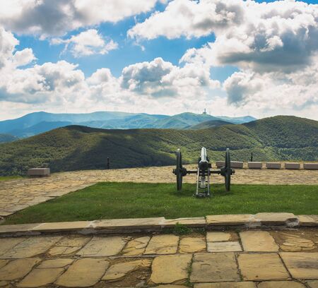 Shipka Pass Freedom Monument cannon in Bulgariaのeditorial素材