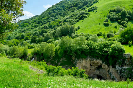 Mountain summer landscape in the North Caucasus