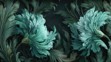 3D illustration of abstract fractal for creative design, art and entertainmentの素材