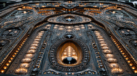 Interior of St. Stephen's Basilica in Budapest, Hungaryの素材