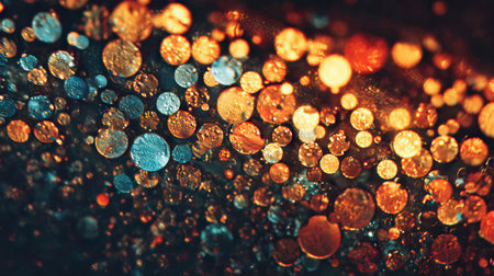 Colorful bokeh lights background - vintage effect style pictures.の素材