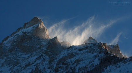 Mountain landscape in the Dolomites (Italy) at sunriseの素材