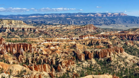 Panoramic view of Bryce Canyon National Park, Utah, USAの素材
