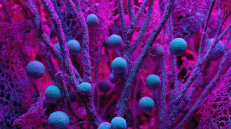 3d illustration of Bacteria, Bacteria, Microorganismの素材