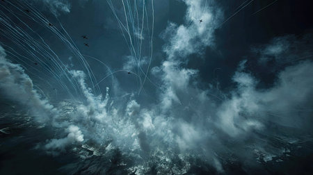 Fantasy alien planet. Abstract fractal shapes. 3D rendering illustrationの素材