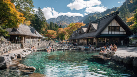 Hachimangu Hot Springの素材