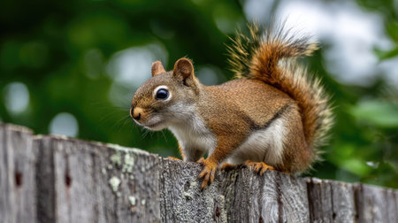 Eurasian Red Squirrel (Sciurus carolinensis)の素材