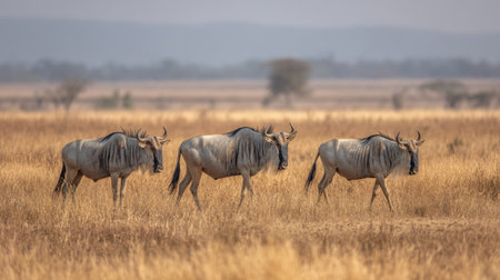 Wildebeest (Connochaetes taurinus)の素材