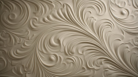 abstract background of white and brown swirls in the form of wavesの素材