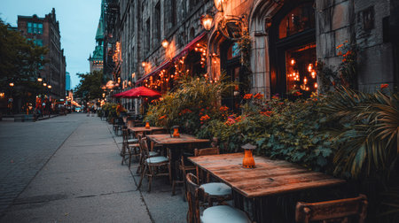 View of the streets of New York City.の素材