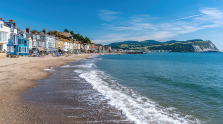 Beach in Bourgogne, Franceの素材