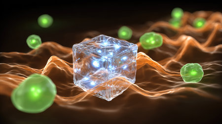 3d illustration of abstract fractal, digital artwork for creative graphic designの素材