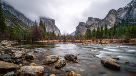 Yosemite National Park, California, United States of America.の素材