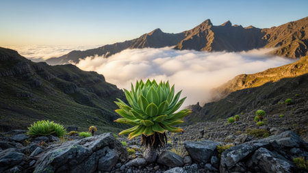 Beautiful view of Haleakala National Park, Maui, Hawaiiの素材