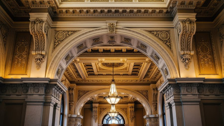 Interior view of the New York Stock Exchange, NYC, USAの素材