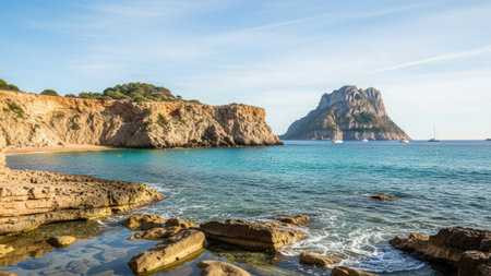 Costa Paradiso, Sardinia, Italy in the summer.の素材