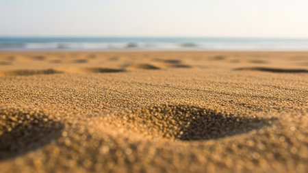 Close up of sand dunes at the beach with shallow depth of fieldの素材