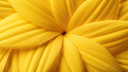 close up of yellow dahlia flower petals in full bloomの素材