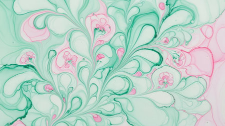 Abstract marbling floral pattern for fabric,tile design. background textureの素材
