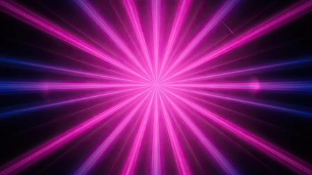 Abstract background with radial, radiating lines. Fractal art.の素材